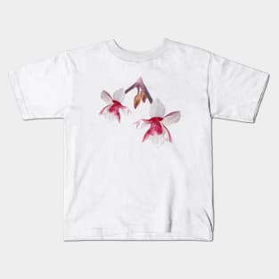 magnolia flower watercolor drawing Kids T-Shirt